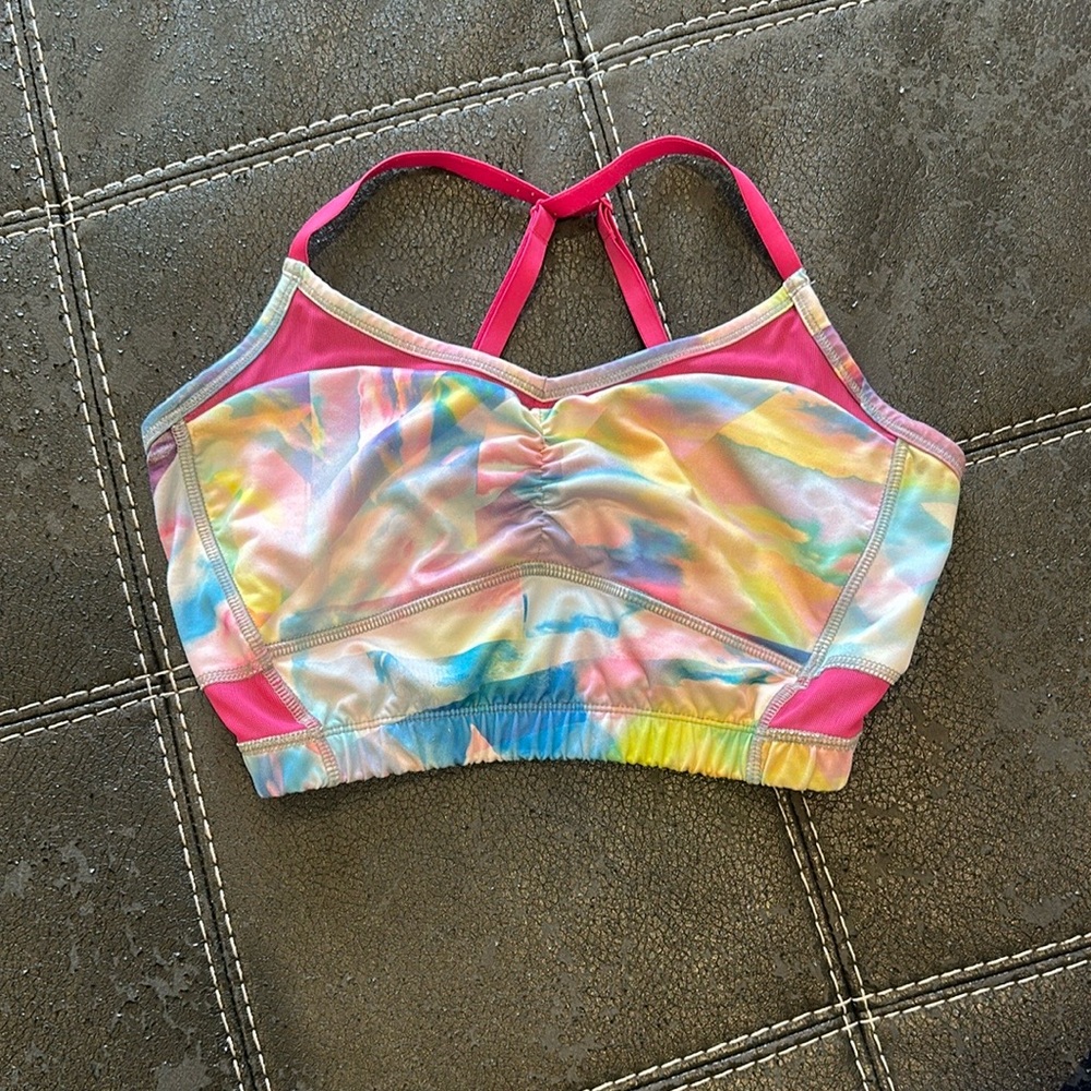 Rainbow Tie-Dye Sports Bra